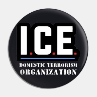 ICE — Domestic Terrorism Organization Pin