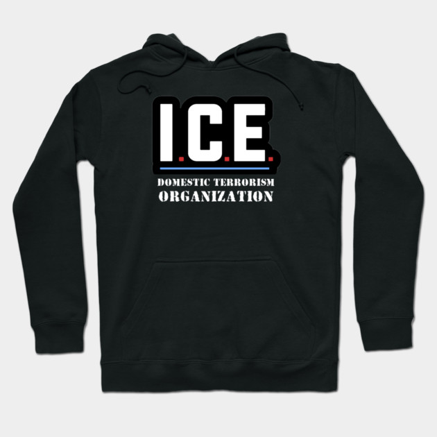 ICE — Domestic Terrorism Organization Hoodie by Charles's Store 8