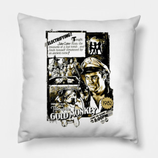 Tales of the Gold Monkey TV series Nostalgic 80's Pillow