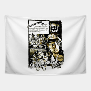 Tales of the Gold Monkey TV series Nostalgic 80's Tapestry