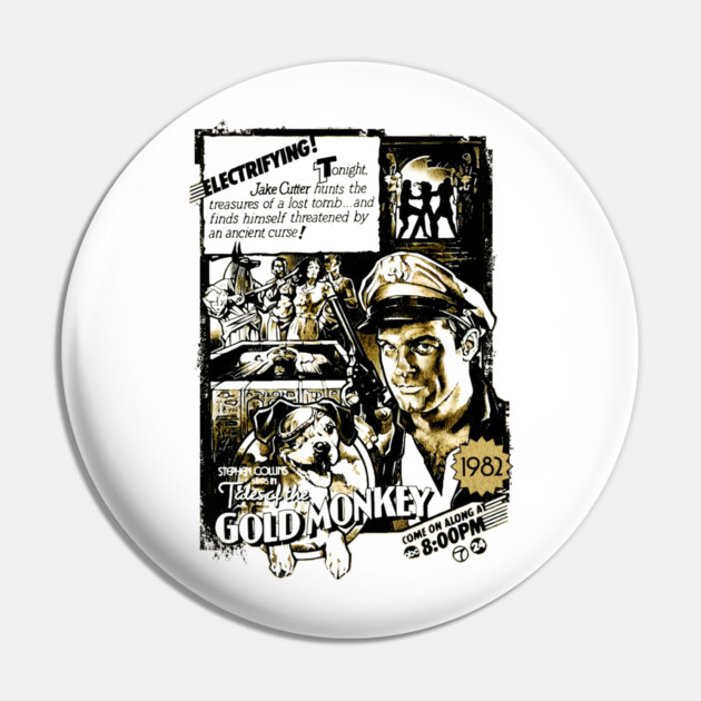 Tales of the Gold Monkey TV series Nostalgic 80's Pin by Joaddo