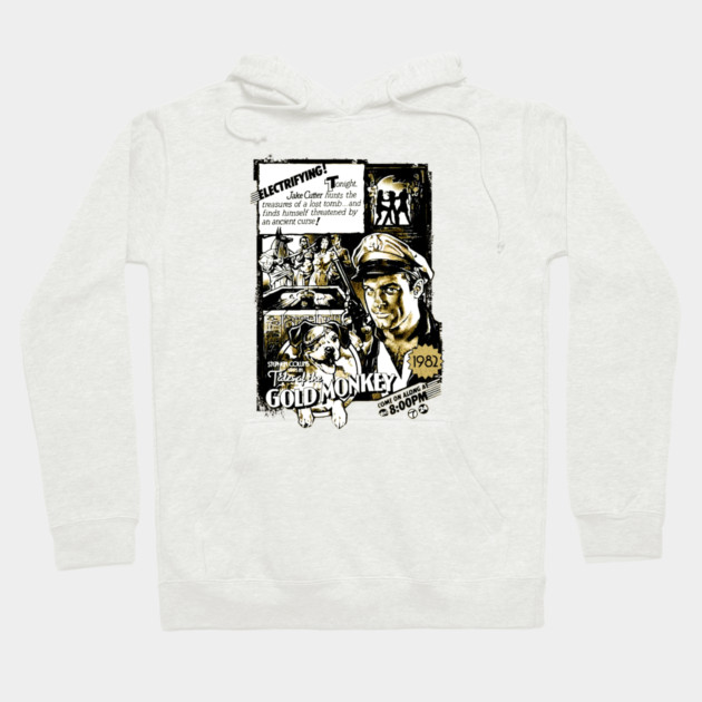 Tales of the Gold Monkey TV series Nostalgic 80's Hoodie by Joaddo