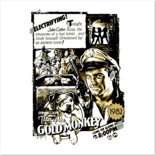 Tales of the Gold Monkey TV series Nostalgic 80's Posters and Art