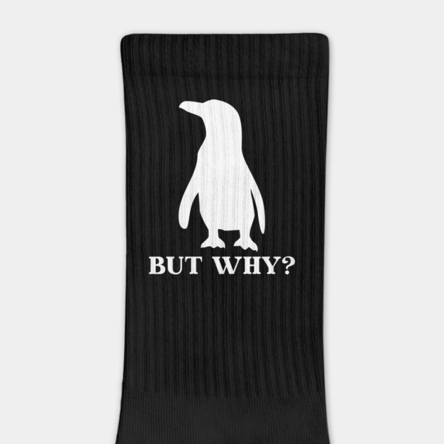 Penguin But Why by Creatifly Graphic Tees