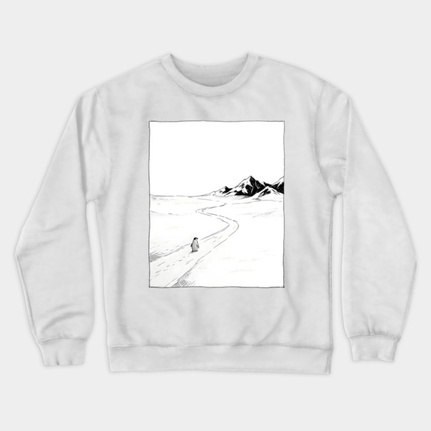 Nihilist Penguin Crewneck Sweatshirt by Creatifly Graphic Tees