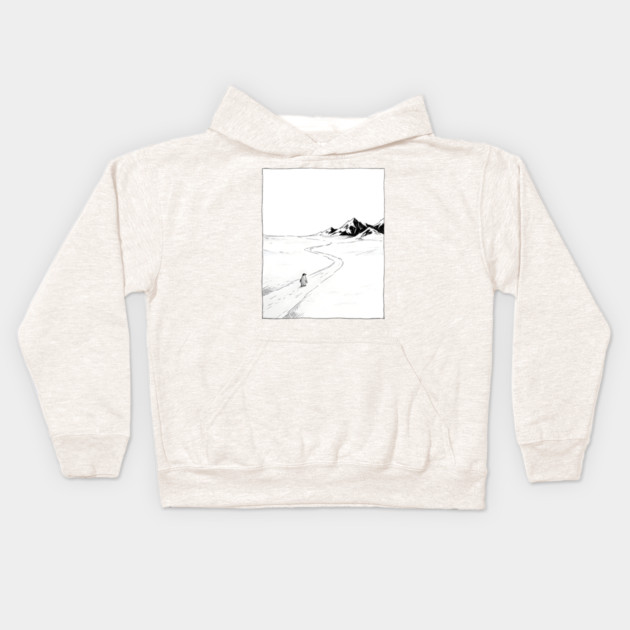 Nihilist Penguin Kids Hoodie by Creatifly Graphic Tees