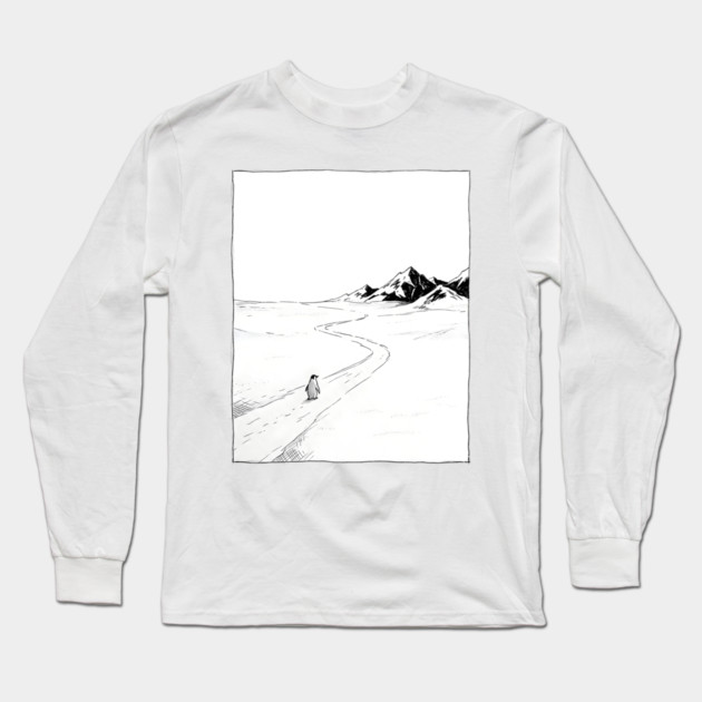 Nihilist Penguin Long Sleeve T-Shirt by Creatifly Graphic Tees