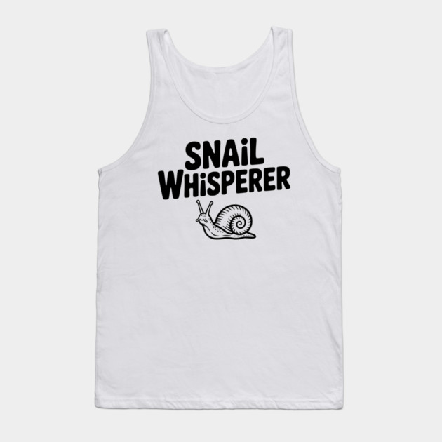 Snail Whisperer Tank Top by Frank Ring