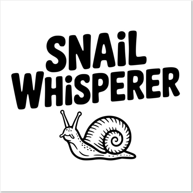 Snail Whisperer Wall Art by Frank Ring