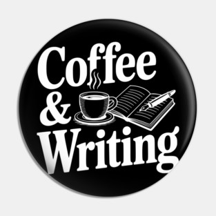Coffee & Writing Pin