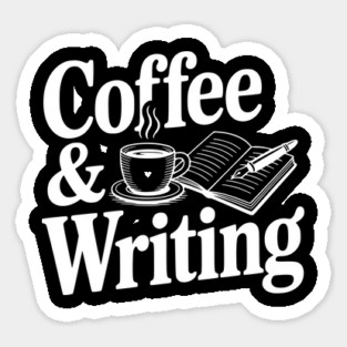 Coffee & Writing Sticker