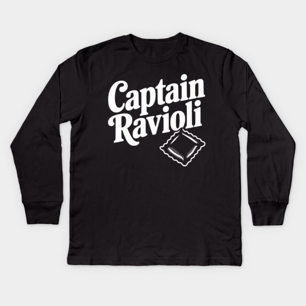 Captain Ravioli Kids Long Sleeve T-Shirt by Frank Ring