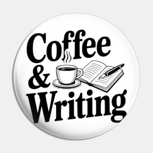 Coffee & Writing Pin