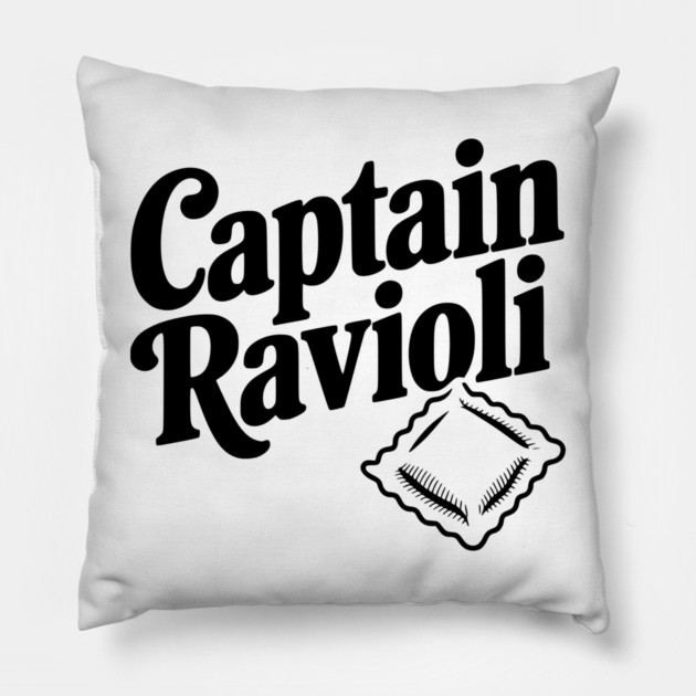 Captain Ravioli Pillow by Frank Ring