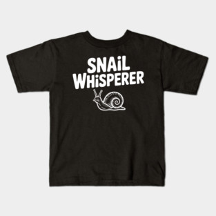 Snail Whisperer Kids T-Shirt