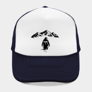 Chai Penguin Mountain Design Hat