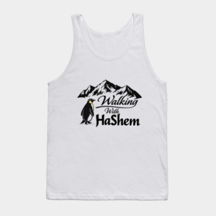Walking With HaShem Penguin Tank Top