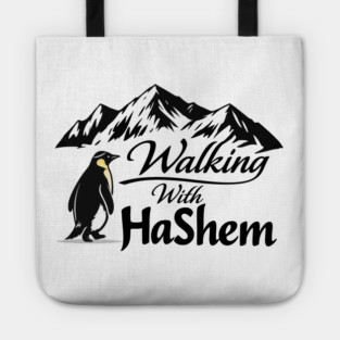 Walking With HaShem Penguin Tote