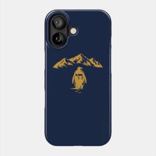 Golden Chai Penguin Mountain Phone Case