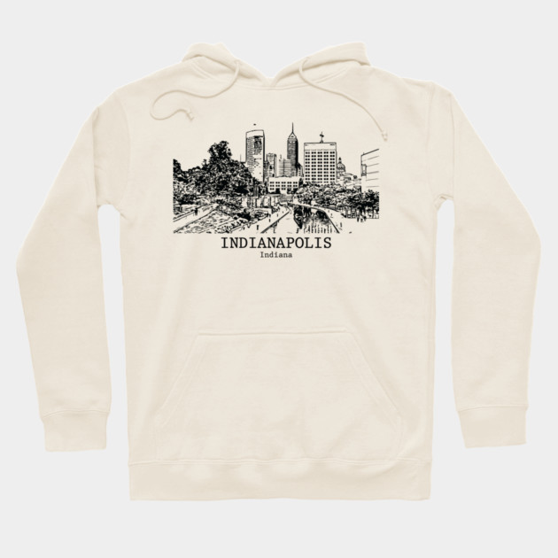 Indianapolis - Indiana Hoodie by Lakeric