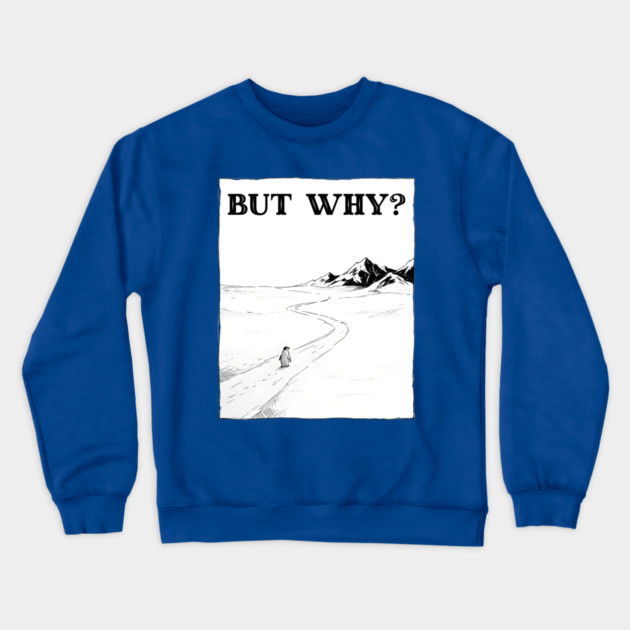 Nihilist Penguin Crewneck Sweatshirt by Creatifly Graphic Tees