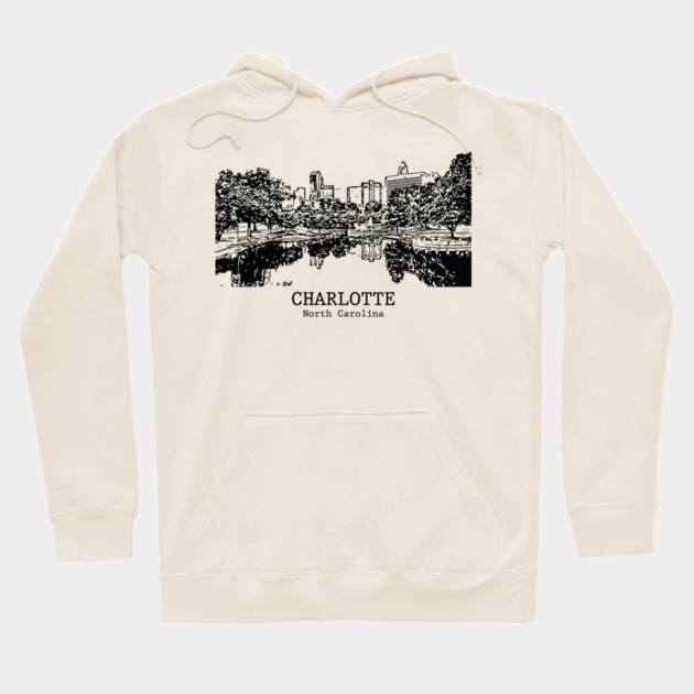 Charlotte - North Carolina Hoodie by Lakeric