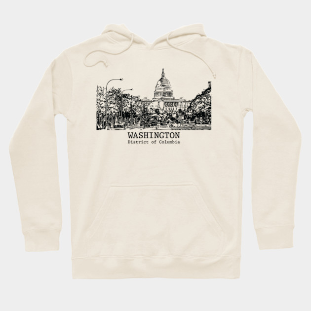 Washington - District of Columbia Hoodie by Lakeric