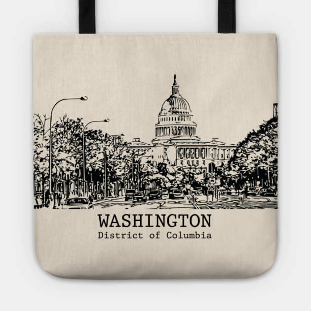 Washington - District of Columbia Tote by Lakeric