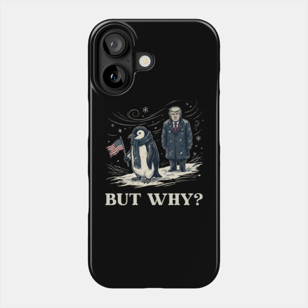 Nihilist Penguin Phone Case by Creatifly Graphic Tees