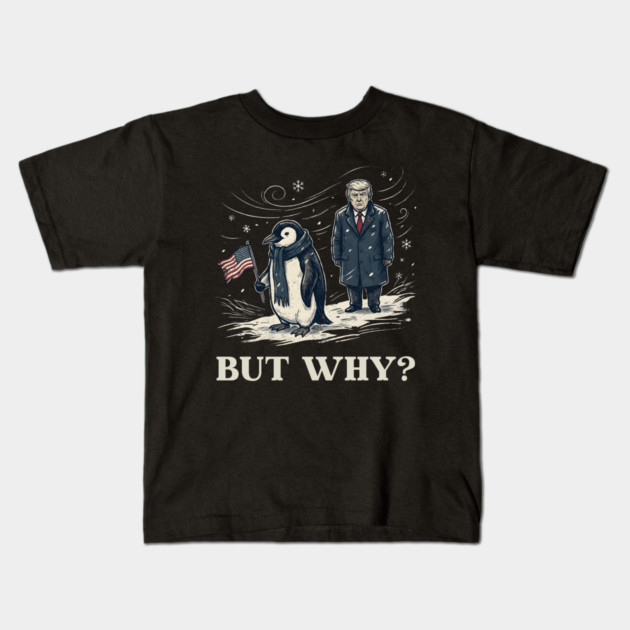 Nihilist Penguin Kids T-Shirt by Creatifly Graphic Tees