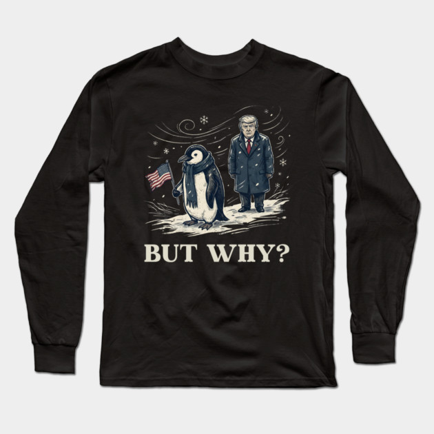 Nihilist Penguin Long Sleeve T-Shirt by Creatifly Graphic Tees