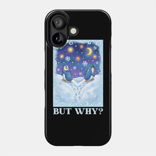 Nihilist Penguin Phone Case by Creatifly Graphic Tees