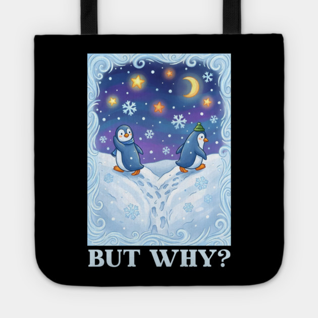 Nihilist Penguin Tote by Creatifly Graphic Tees