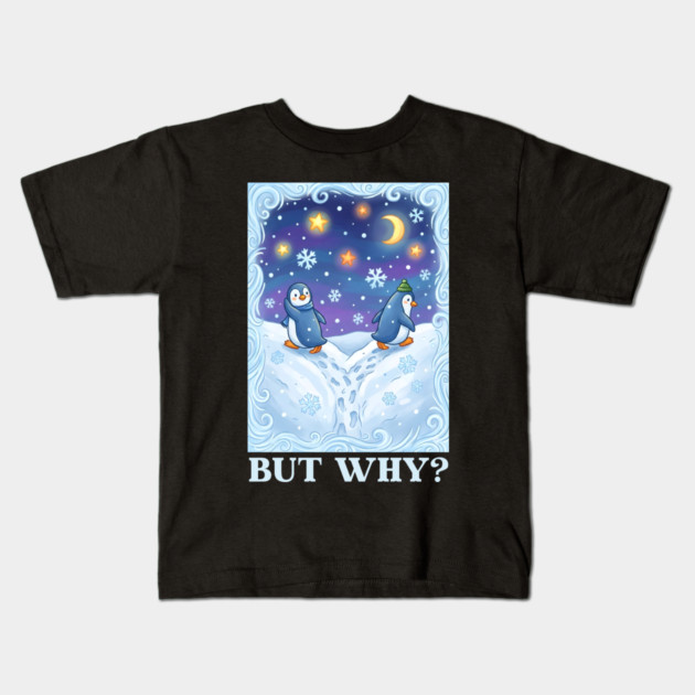 Nihilist Penguin Kids T-Shirt by Creatifly Graphic Tees