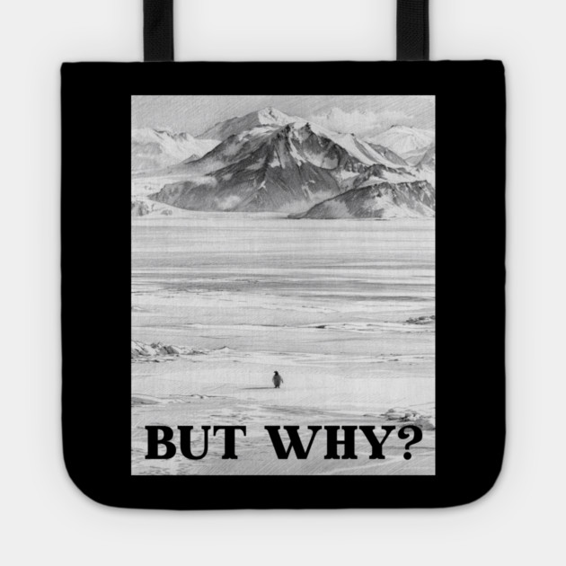 Nihilist Penguin Tote by Creatifly Graphic Tees