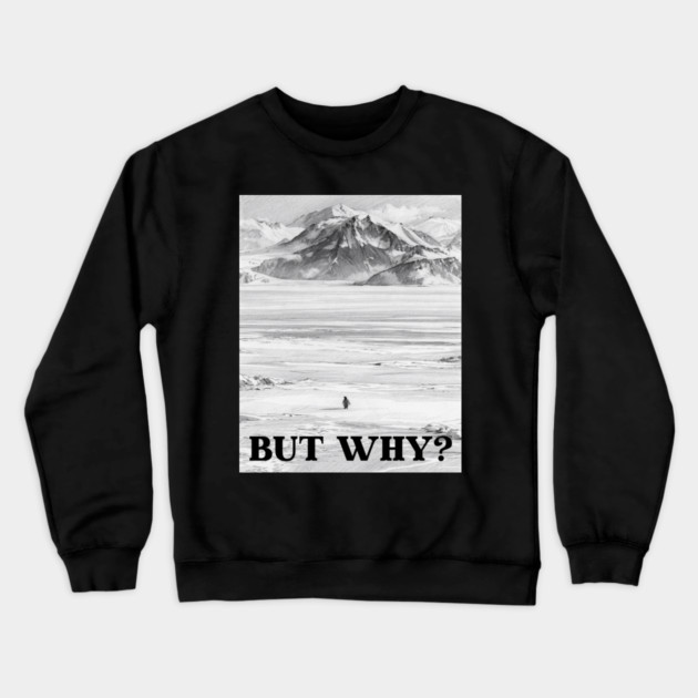Nihilist Penguin Crewneck Sweatshirt by Creatifly Graphic Tees