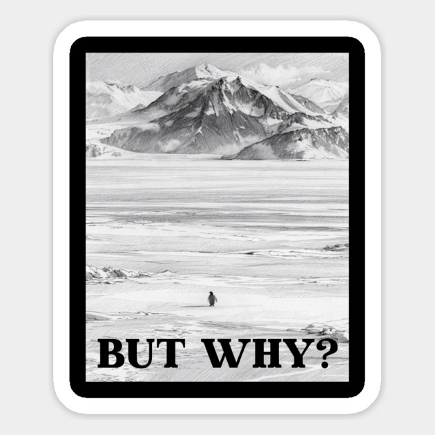 Nihilist Penguin Magnet by Creatifly Graphic Tees