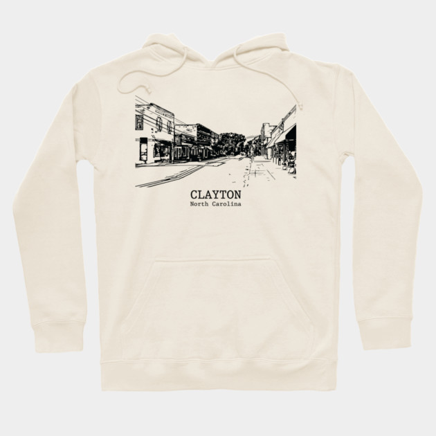 Clayton – North Carolina Hoodie by Lakeric