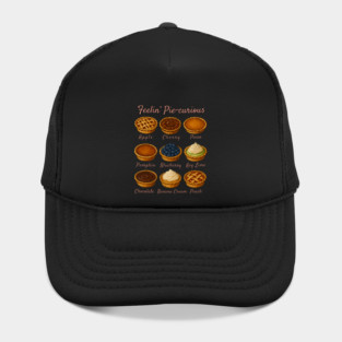 Feelin' Pie-curious - Pie Variety Funny Food Pun Design Hat