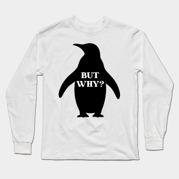 Nihilist Penguin Long Sleeve T-Shirt by Creatifly Graphic Tees