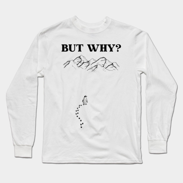 Nihilist Penguin Long Sleeve T-Shirt by Creatifly Graphic Tees
