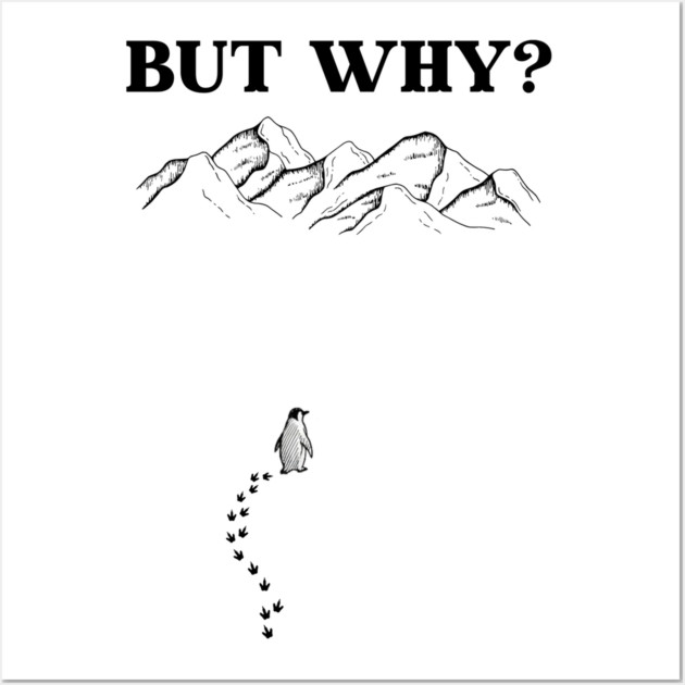 Nihilist Penguin Wall Art by Creatifly Graphic Tees