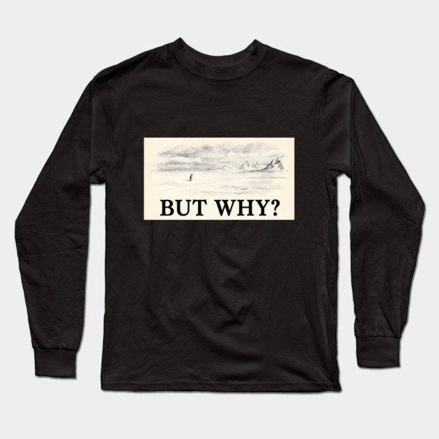 Nihilist Penguin Long Sleeve T-Shirt by Creatifly Graphic Tees