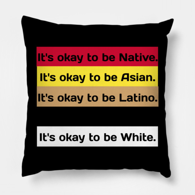 Equality Message Typography Design Pillow by Stylish Shirt