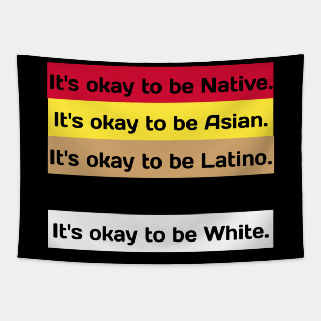 Equality Message Typography Design Tapestry by Stylish Shirt