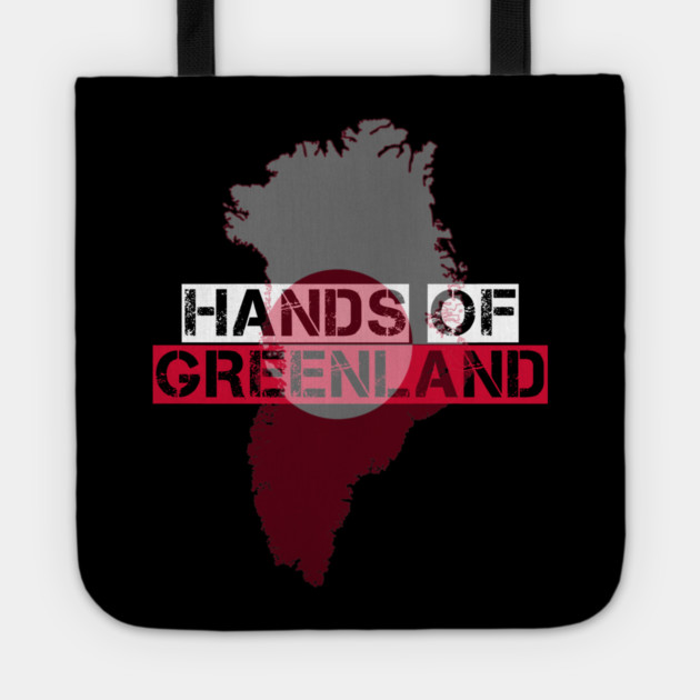 Greenland Minimal Map Stamp Tote by Stylish Shirt