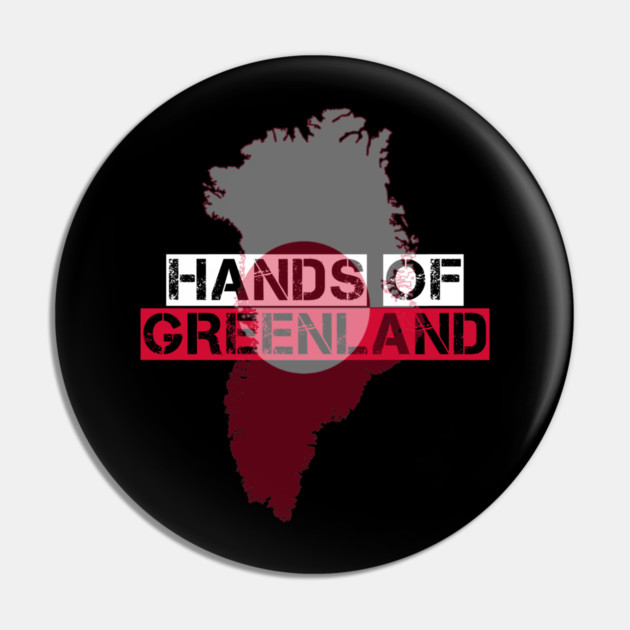 Greenland Minimal Map Stamp Pin by Stylish Shirt