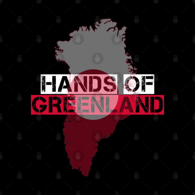 Greenland Minimal Map Stamp by Stylish Shirt