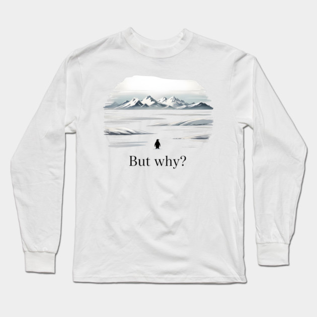 Nihilist-Penguin Long Sleeve T-Shirt by dtr_art