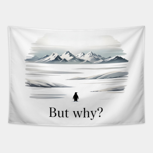 Nihilist-Penguin Tapestry by dtr_art